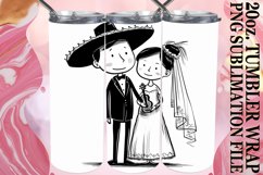 15x Wedding Tumbler 20ozSublimation Design Bundle, Bride PNG Product Image 2