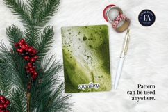 Spilled Matcha Texture, Green Abstract Liquid Digital Paper Product Image 4