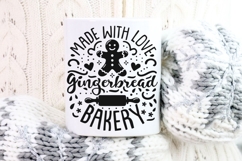 Made With Love Gingerbread Bakery Svg, Christmas Baking Svg. Product Image 9