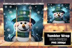 20oz Sublimation Tumbler with Christmas Theme Product Image 1