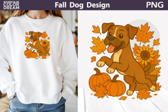 Fall Dogs Clipart | Autumn Puppy Sublimation Bundle Product Image 16