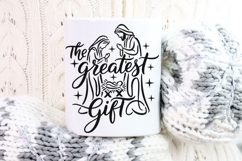 The Greatest Gift Svg, Christian Christmas Svg, Jesus Svg. Product Image 10