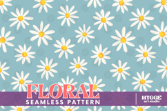 Retro Flowers Seamless Pattern Bundle Floral Png Sublimation Product Image 11