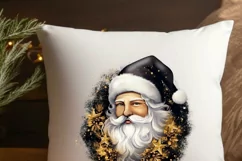 Christmas PNG Designs - Santa Claus Face Sublimation Designs Product Image 6