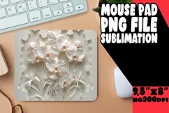 Sublimation Stunning 3D Flower in Hole PNG Product Image 1