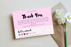 Free Thank You Card Template Canva Editable Design Instant Product Image 4