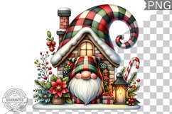 Christmas Gnome Sublimation - Clipart PNG Design Product Image 1