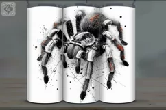 4 Spider Tumbler Sublimation, 20 oz Tumbler Wrap Product Image 5