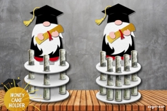 Graduation Money Cake Gnome | Money Holder | Layered SVG Product Image 1