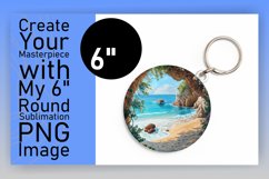 Tranquil Retreats: Round Sublimation Display Product Image 1