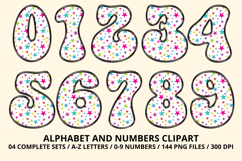 Rainbow Colors Alphabet PNG - Letters and Numbers Clipart Product Image 5