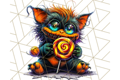 Spooky Cute Monster PNG Clipart, Adorable Halloween Monsters Product Image 2