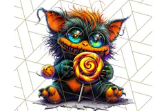 Spooky Cute Monster PNG Clipart, Adorable Halloween Monsters Product Image 2
