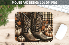 Boots Mouse pad Sublimation - Thanksgiving PNG Design Product Image 1