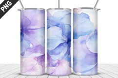 Flowers Tumbler Wrap | Sublimation Design | Tumbler PNG Product Image 1