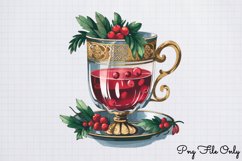 Victorian Christmas Sublimation Clipart PNG Product Image 1