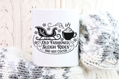 Old Fashioned Sleigh Rides Svg, Farmhouse Christmas Svg. Product Image 10