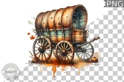 Fall Wagon Garden Sublimation - Fall Clipart PNG Design Product Image 1