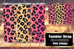 Exotic Leopard Tumbler Wrap Gradient Pattern 20oz Product Image 1