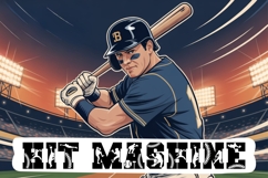 Baseball Font | Sports Varsity Letters | Athletic Typeface Product Image 5