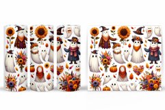 Cute Ghost Tumbler Sublimation. Ghost Halloween Tumbler Product Image 2