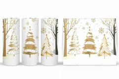 Christmas Tree Tumbler Sublimation. Christmas Tumbler Design Product Image 2