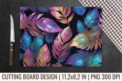 3D Leaves Cutting Board | Kitchen Glass Cutting Board Product Image 1