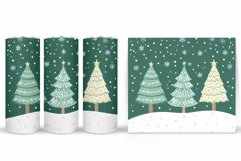 Christmas Tree Tumbler Design. Christmas Tree Sublimation Product Image 2