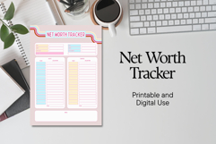 Net Worth Tracker Printable PDF Product Image 1