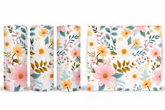 Flowers Tumbler Design. Wildflowers Tumbler Sublimation Product Image 2