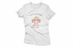 Halloween Axolotl Pumpkin Hat Spooky Cute PNG Uparupa Product Image 2