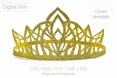 Princess crown svg Birthday party crown Princess tiara Product Image 9