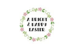 A Bright And Happy Easter SVG Cut File Product Image 1