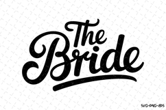 The Bride Svg Design | Svg Files for Cricut Product Image 1