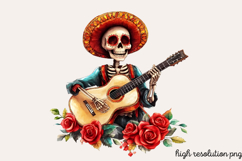 Da de Los Muertos Sublimation PNG Product Image 1