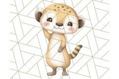 Cute Safari Animal Clipart PNG for Kids, African Wildlife Product Image 2