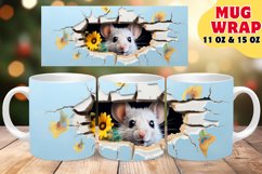 Spring Blooms Come to Life: Sublimation Mug Wraps Product Image 1