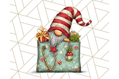 Christmas Gnome Clipart, Holiday Gnomes PNG Illustrations Product Image 2