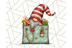 Christmas Gnome Clipart, Holiday Gnomes PNG Illustrations Product Image 2