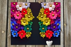 3 D Flowers | 14 Summer Skinny tumbler Sublimation designs Product Image 14