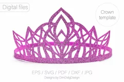 Princess crown svg Birthday party crown Princess tiara Product Image 8