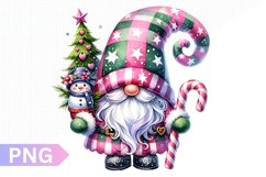 Christmas Gnome Sublimation, Clipart PNG Design Product Image 1