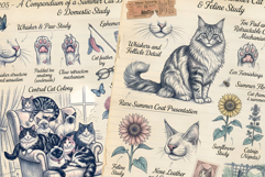 Summer Cats Daily Junk Journal Pages Product Image 4