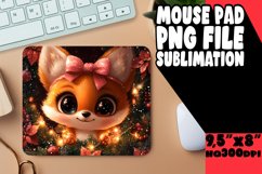 Timeless Desk Pad Sublimation, Christmas Animals Product Image 1