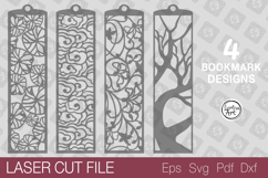 Bookmark Laser Cut SVG |Bookmark Template Product Image 2