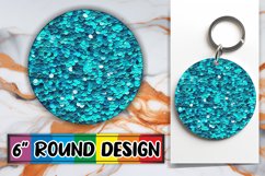 Sparkling Glitter Round Design for Sublimation Product Image 1