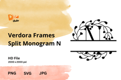 Verdora Split Frames Monogram Product Image 1