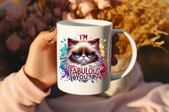 Funny Cat Sarcastic Quote Clipart Sublimation #14 Product Image 2