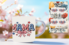 Dynamic 15oz Mug Wrap Png Artwork , Mama Product Image 1