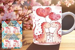 Love Dino Valentine Mug - Sweet &amp; Stylish! Product Image 1